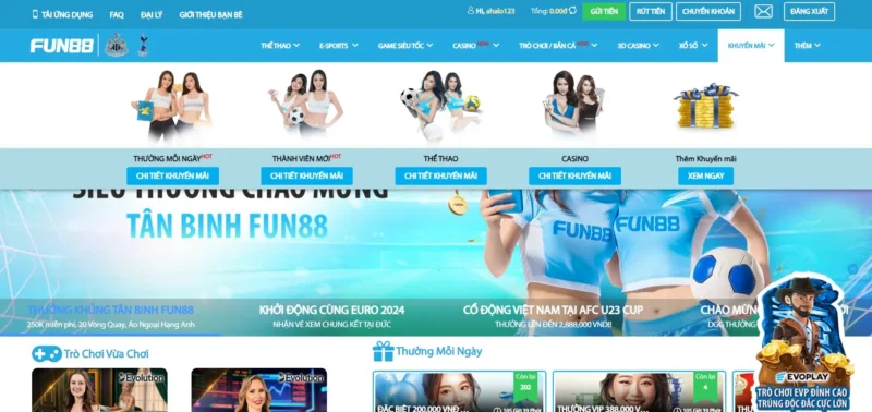 Tại sao Fun88 lại ra mắt nhiều ưu đãi hấp dẫn? Tại sao Fun88 lại ra mắt nhiều ưu đãi hấp dẫn?