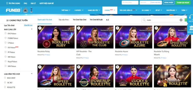 Điểm mặt những tựa game Live Casino đỉnh cao trên thị trường và Fun88 Điểm mặt những tựa game Live Casino đỉnh cao trên thị trường và Fun88