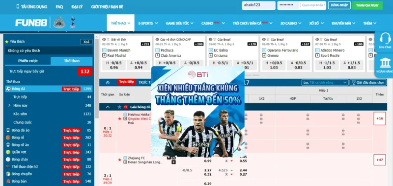 Lợi ích khi bạn chơi BTi tại Fun 88 Lợi ích khi bạn chơi BTi tại Fun 88