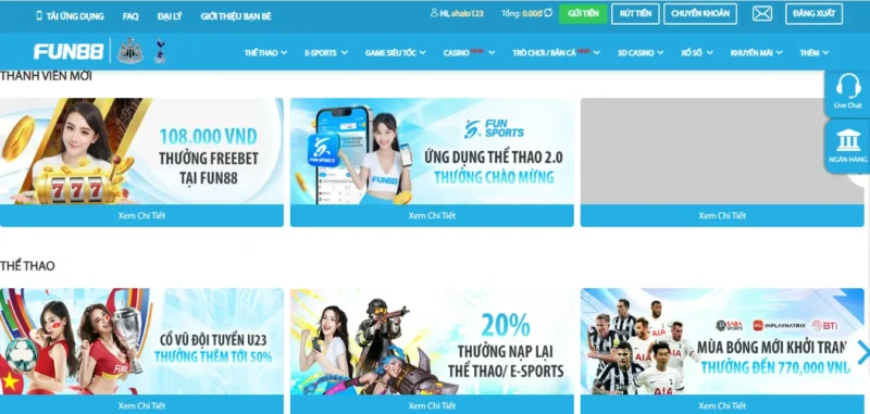 Điểm hấp dẫn người chơi khi tham gia vào Fun88 Điểm hấp dẫn người chơi khi tham gia vào Fun88