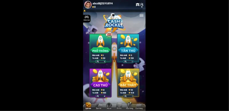 Phòng cược chơi Cash Roket Fun88 Phòng cược chơi Cash Rocket Fun88