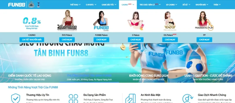 Giới thiệu về Live Casino tại Fun 88 Giới thiệu về Live Casino tại Fun 88