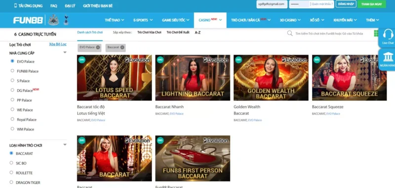 Một số hình thức đặt cược và tỷ lệ ăn cược Baccarat tại nhà cái Fun 88 Một số hình thức đặt cược và tỷ lệ ăn cược Baccarat tại nhà cái Fun 88