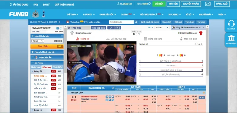 Cá cược bóng đá CMD tại Fun88 Cá cược bóng đá CMD tại Fun88