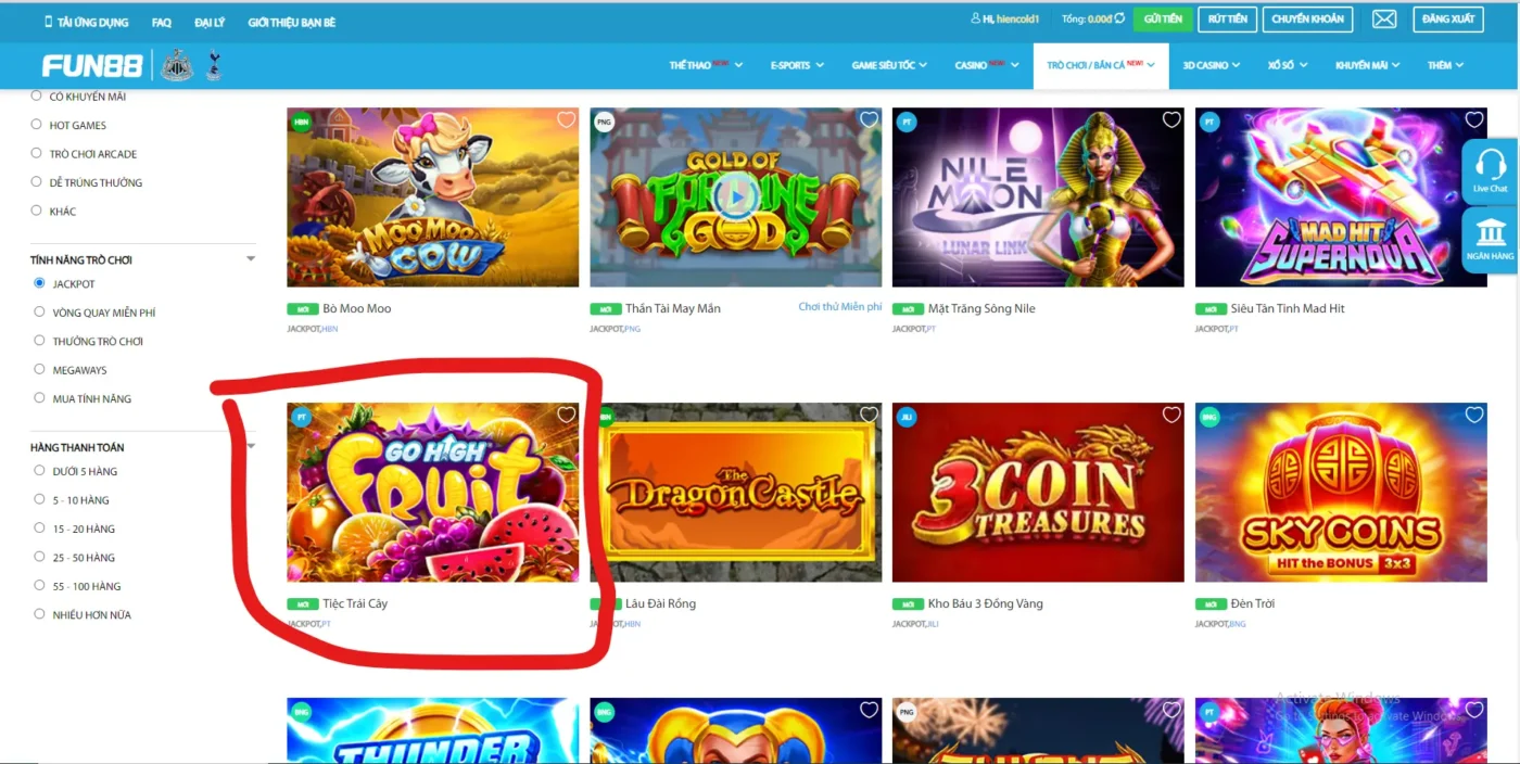 Khám phá trò chơi slot tiệc trái cây Screenshot 2024 07 01 195308