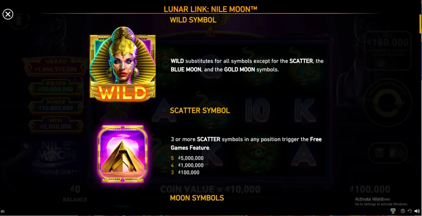 Luật chơi slot mặt trăng sông Nile Screenshot 2024 07 01 203723