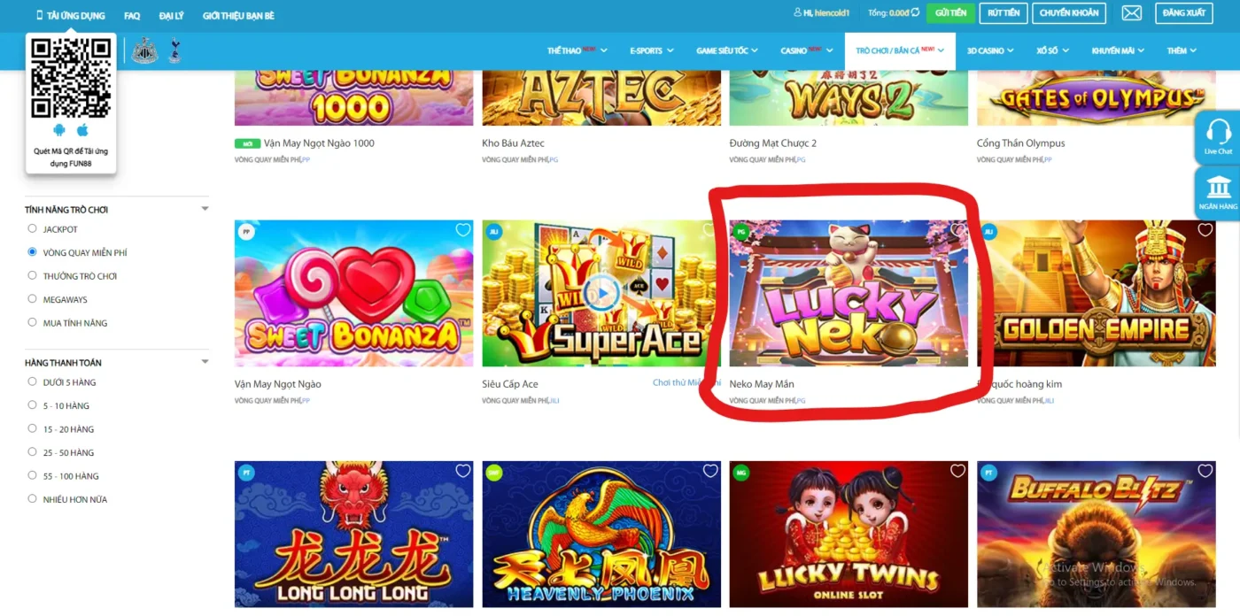 Giới thiệu trò chơi slot Neko may mắn Screenshot 2024 07 02 183107