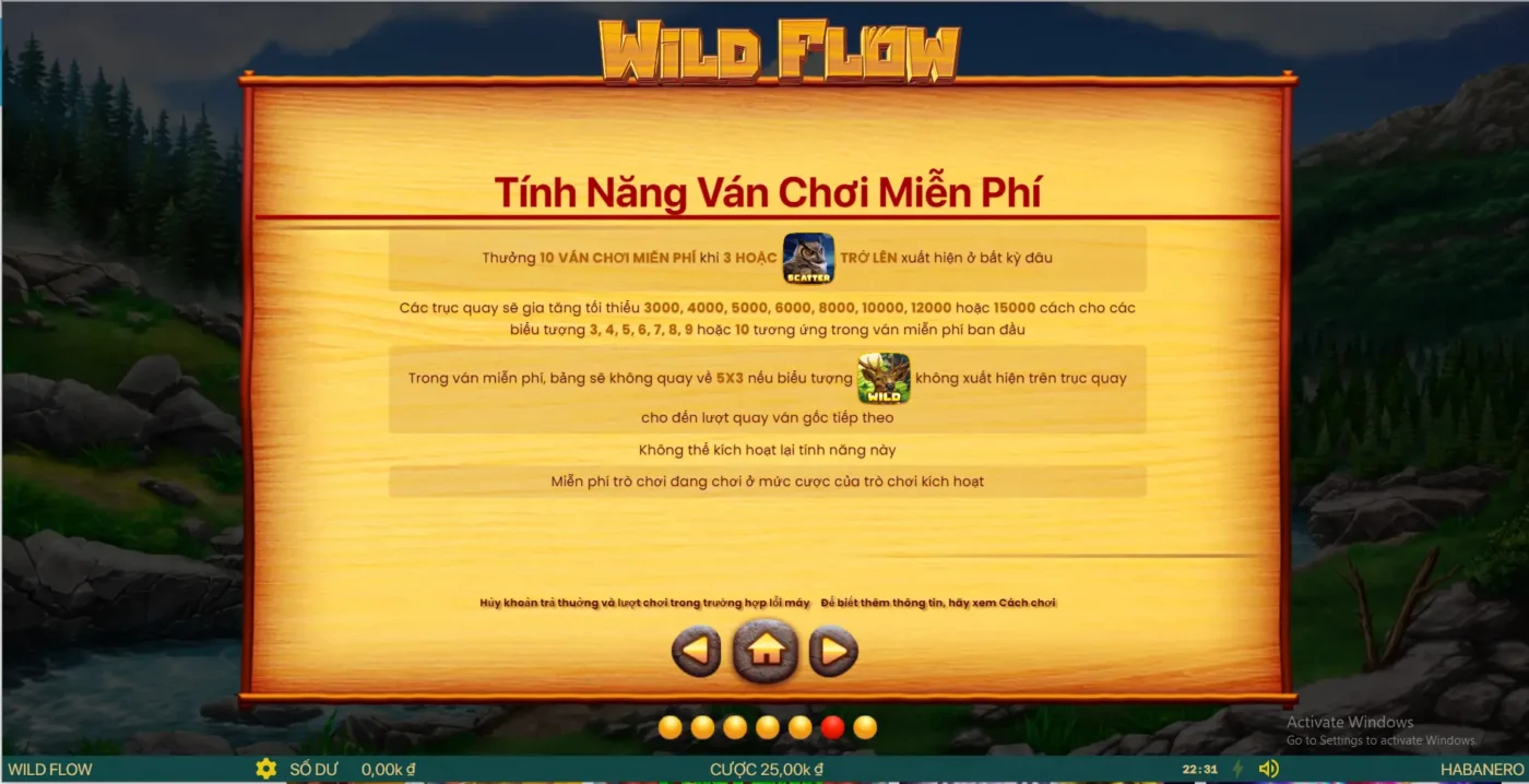 Hướng dẫn chơi slot Rừng Hoang Rã Screenshot 2024 07 08 223106
