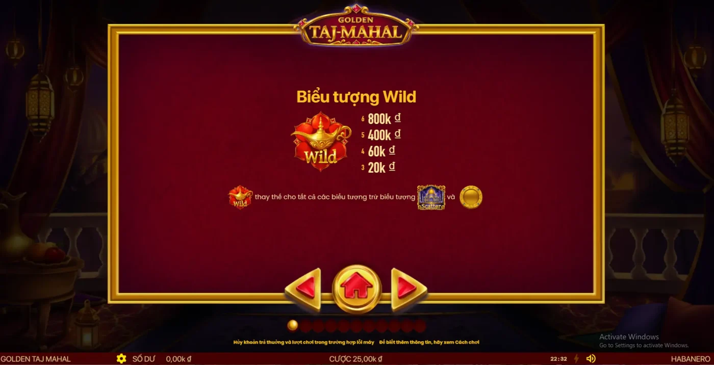 Luật chơi slot Kho Báu Taj Screenshot 2024 07 08 223223